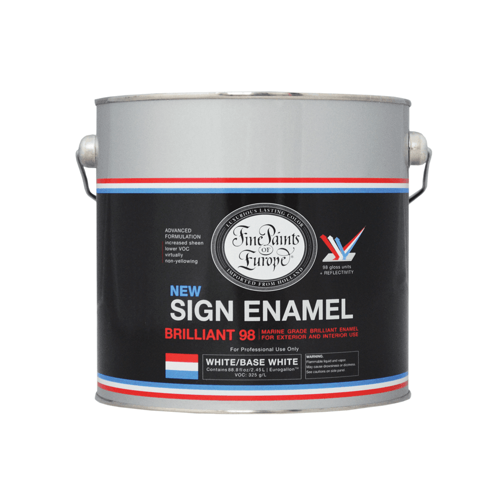 new-sign-enamel-brilliant-98-product Fine Paints of Europe product photo of sign enamel brilliant 98 can